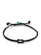 Irmelia Armband "Knotenpunkt" Schwarz