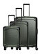 Travelite Suitcases Pine Green Set 3pcs