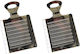 Set 2 Raki Graters Garlic Ginger 13x9cm