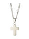 Art Collection Men's Steel Cross with Chain