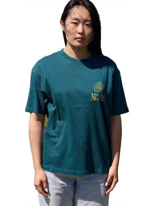NWHR Kurzarm T-Shirt Petrol
