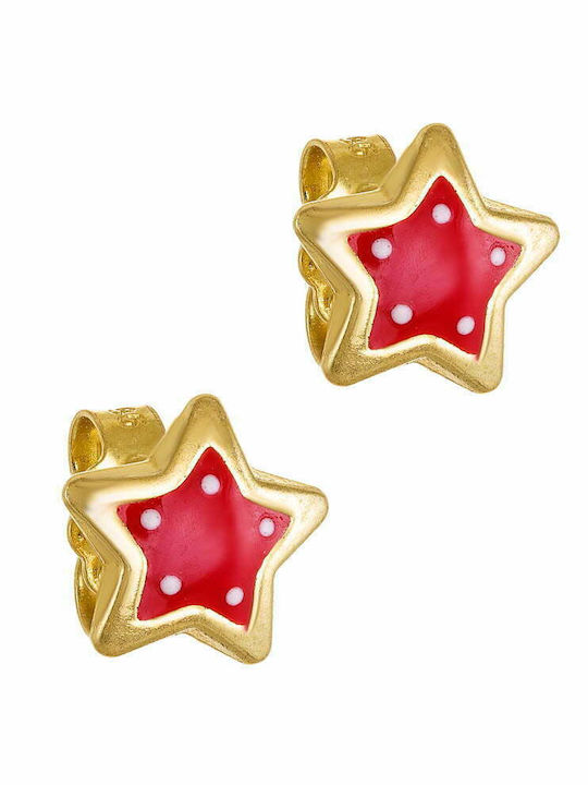 Ioannis Kosmima Kids Earrings Studs Made of 9K Gold