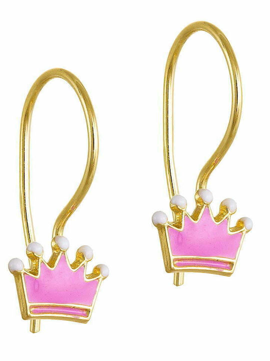 Ioannis Kosmima Pendant Kids Earrings in 9K Gold