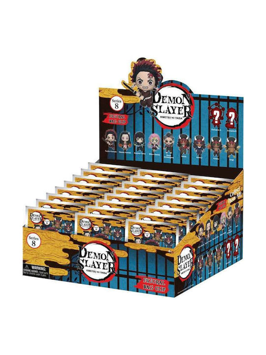Demon Slayer Season 3 3D Foam Bag Clips Series 8 Display Set 24 Pieces