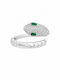 Jools Damentagring mit Zirkon aus Silber