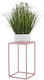 HowHomely Metal Pink Plant Stand 24x24x40cm