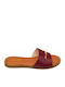 Flache Sandalen Für Damen Burgundisch SM-MRS-F24-26SA