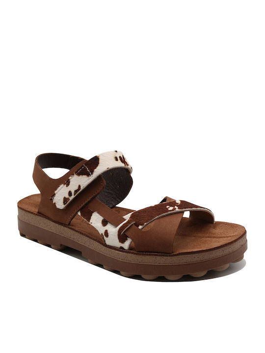 Fantasy Sandals Γυναικεία Σανδάλια Καφέ