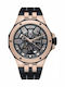 Edox Delfin Mecano Men's Watch 43mm Automatic with Black Rubber Strap
