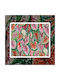 Oxygen Διακοσμητική Μαξιλαροθήκη Kaffe Fassett Soft Pink Caladiums Ροζ 45x45εκ.