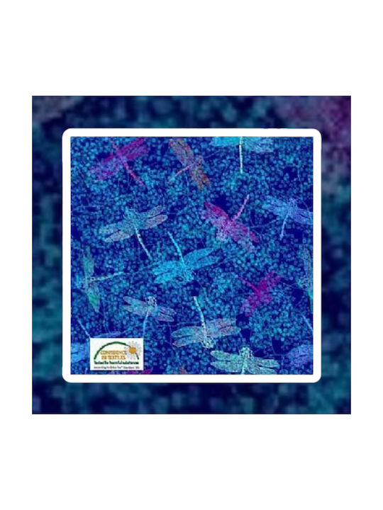 Oxygen Decorative Pillow Case Blue Levelled Blue 45x45cm