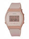 Casio Digital Womens Watch 35mm Chronograph Battery with Pink Rubber Strap