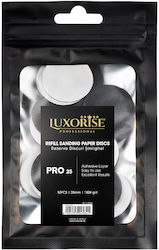 Set 50 Sanding Disc Refills Pedicure Luxorise Pro25 Grit #150