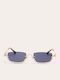 Zeus & Dione Unisex Sonnenbrillen mit Gold Metallischer Rahmen PATMOS C3