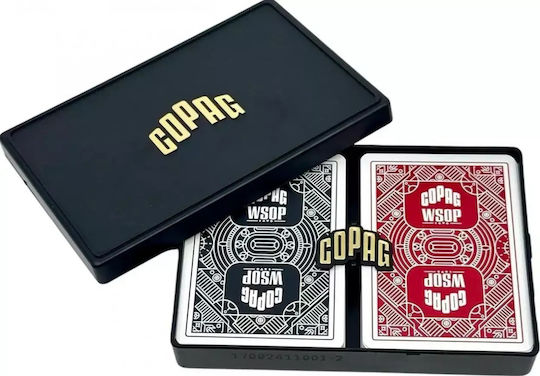 Copag Cărți de Poker Wsop Negre Roșii 2 Bucăți
