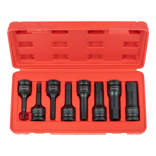 Set Biți Cu Cap Hexagonal Impact Allen Pneumatic 1/2" H5-H19