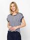 Women's Striped T-shirt Navy