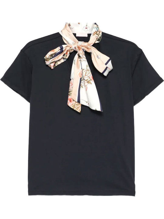 Liu Jo Γυναικείο T-shirt Μαυρο