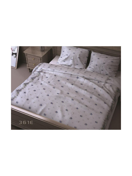 Extrapościel Μαξιλαροθήκη White Blue Border 40x40εκ.