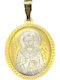 Charm Talisman cu Pietre cu Pietre din Aur 14K