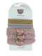 Funkyfish Set Kids Brown Hair Ties 7 Pieces