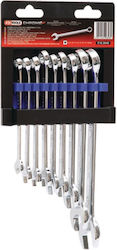 Chrome+ Set Combination Wrenches Open End