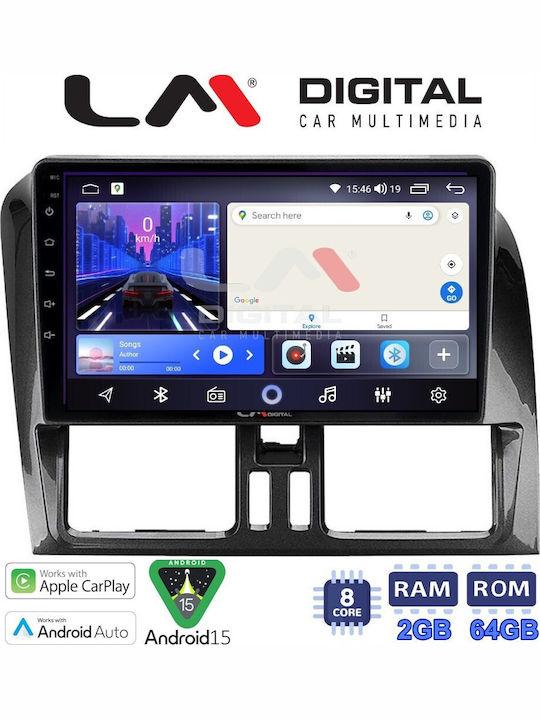 LM Digital Car Audio System for Volvo XC 60 2009-2017 Bluetooth USB Wi-Fi GPS Apple CarPlay Android Auto