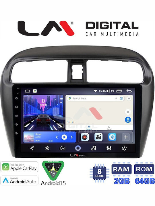 LM Digital Car Audio System for Mitsubishi Space Star 2013 Bluetooth USB Wi-Fi GPS Apple CarPlay Android Auto