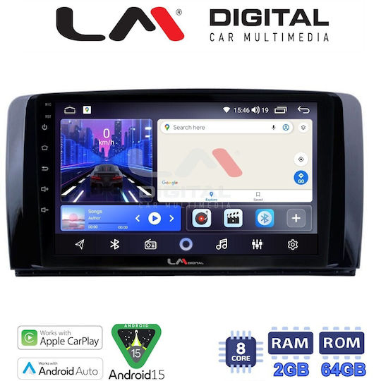 LM Digital Ηχοσύστημα Αυτοκινήτου για Mercedes-Benz R-Class 2005 (Bluetooth/USB/WiFi/GPS/Apple-Carplay/Android-Auto)