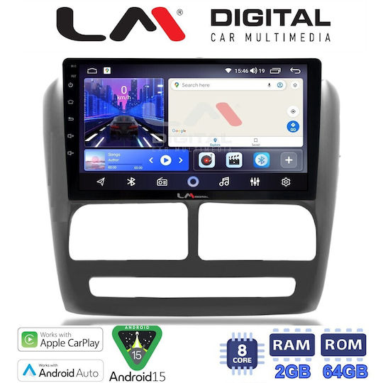 LM Digital Car Audio System for Opel Combo Fiat Doblo 2010 2015 Bluetooth USB Wi-Fi GPS Apple CarPlay Android Auto