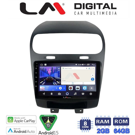LM Digital Ηχοσύστημα Αυτοκινήτου για Fiat Freemont 2008 (Bluetooth/USB/WiFi/GPS/Apple-Carplay/Android-Auto)