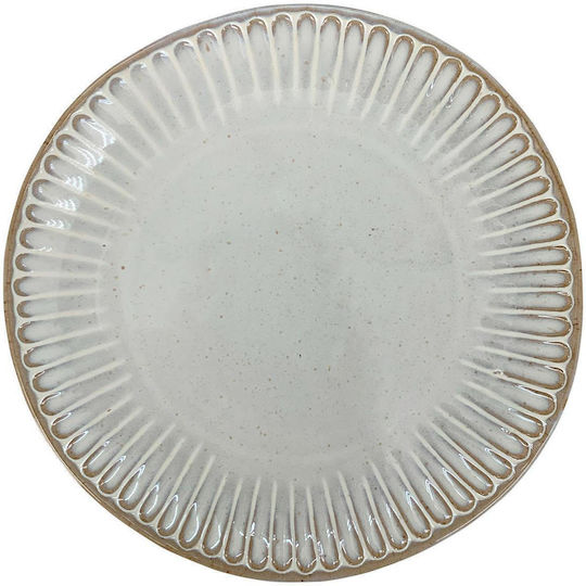 Exner Shallow Ceramic Gray Plate