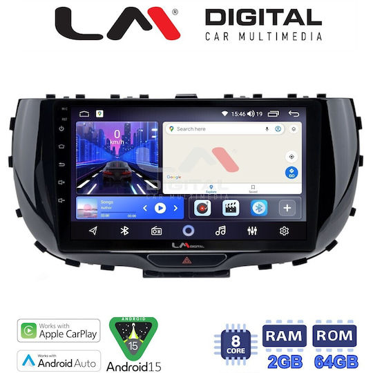 LM Digital Ηχοσύστημα Αυτοκινήτου για Kia Soul 2019 (Bluetooth/USB/WiFi/GPS/Apple-Carplay/Android-Auto)