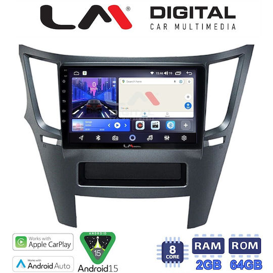LM Digital Ηχοσύστημα Αυτοκινήτου για Subaru Legacy / Outback 2009>2013 (Bluetooth/USB/WiFi/GPS/Apple-Carplay/Android-Auto)