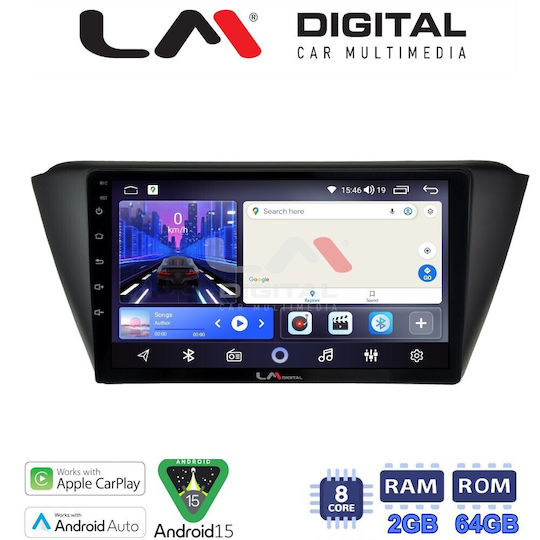 LM Digital Car Audio System for Skoda Fabia 2015 Bluetooth USB Wi-Fi GPS Apple CarPlay Android Auto