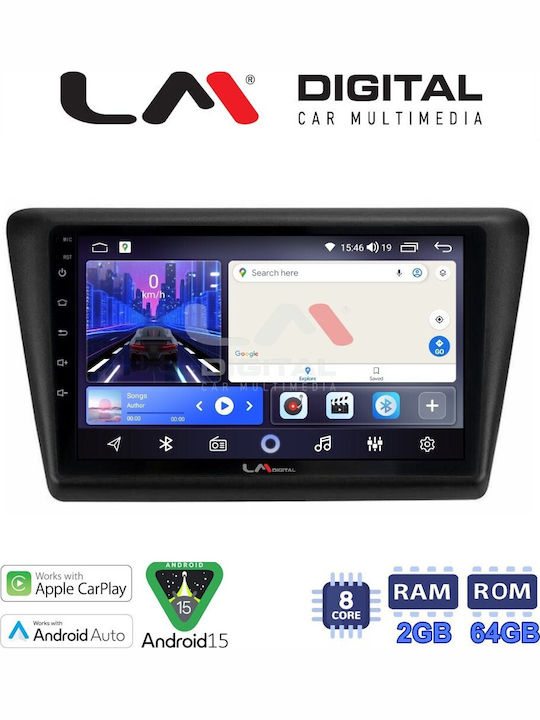 LM Digital Автомобилна Аудио Система За Skoda Rapid 2013-2017 Bluetooth USB WiFi GPS Apple CarPlay Android Auto