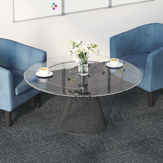 vidaXL Set Plastic Floor with 20 Tiles L50xW50cm Gray