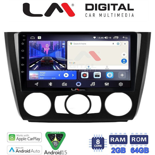 LM Digital Ηχοσύστημα Αυτοκινήτου για BMW Σειρά 1 / E81 / E82 / E87 2004>2011 (Bluetooth/USB/WiFi/GPS/Apple-Carplay/Android-Auto)