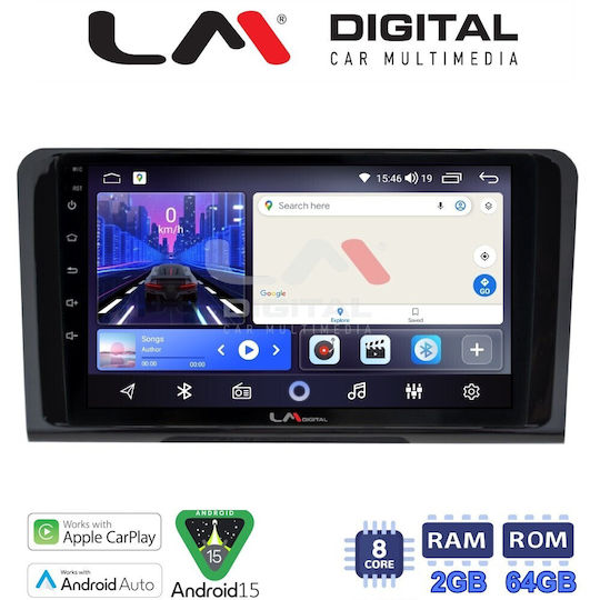 LM Digital Ηχοσύστημα Αυτοκινήτου για Mercedes-Benz ML / GL Class 2005>2011 (Bluetooth/USB/WiFi/GPS/Apple-Carplay/Android-Auto)