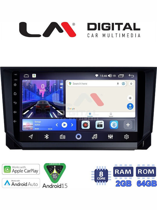 LM Digital Car Audio System for Seat Ibiza Arona 2018 Bluetooth USB Wi-Fi GPS Apple CarPlay Android Auto