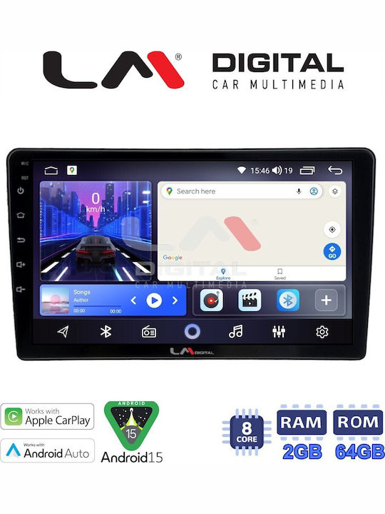 LM Digital Car Audio System for Nissan Navara NP300 2006 2016 with Clima (Bluetooth USB Wi-Fi GPS Apple CarPlay Android Auto)