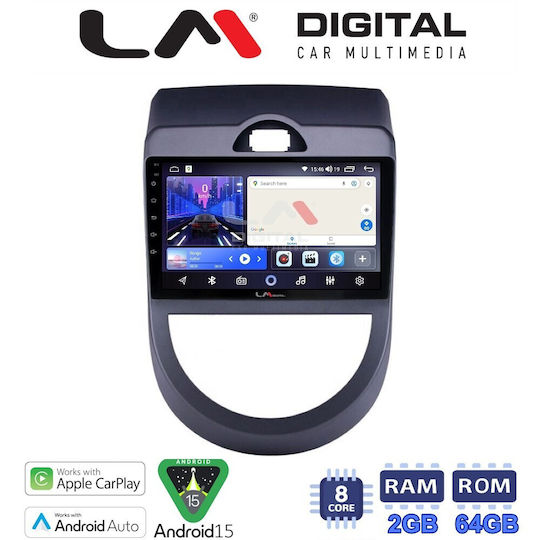 LM Digital Ηχοσύστημα Αυτοκινήτου για Kia Soul 2009 2013 (Bluetooth/USB/WiFi/GPS/Apple-Carplay/Android-Auto)