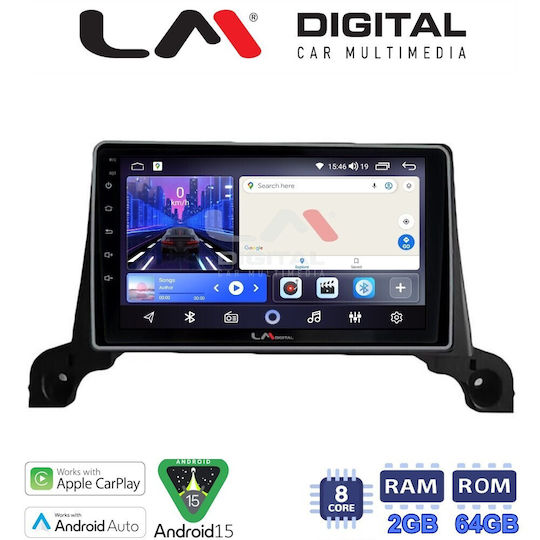 LM Digital Ηχοσύστημα Αυτοκινήτου για Peugeot 3008 / 5008 2016> (Bluetooth/USB/WiFi/GPS/Apple-Carplay/Android-Auto)