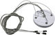 VK Lighting Ceiling Rosette for Lighting Accessories made of Aluminum White 64173-109123