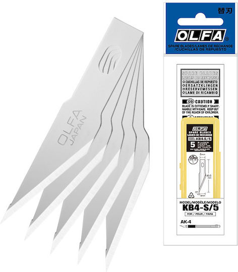 Olfa KB4-S/5 Ersatzklingen AK-4 5 Stück