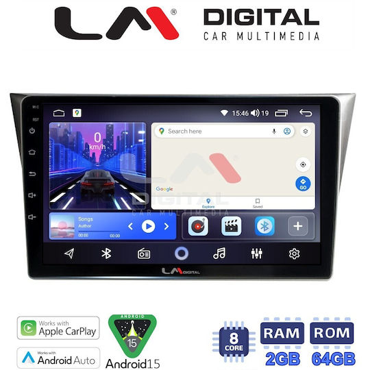 LM Digital Car Audio System for Subaru Impreza Forester 2000 2007 Bluetooth USB Wi-Fi GPS Apple CarPlay Android Auto