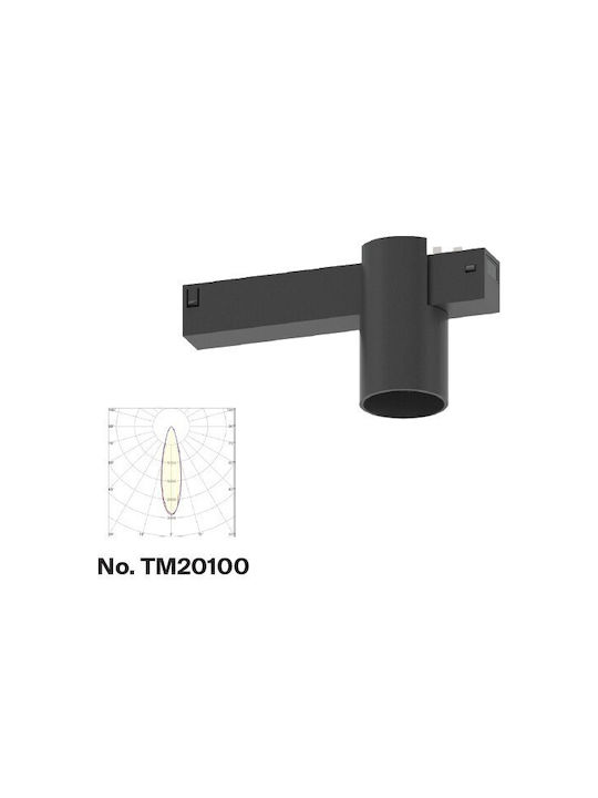 Inlight LED Σποτ σε Μαύρο Χρώμα