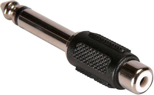 Powertech Конвертор 6.3mm мъжки към RCA женски 5 броя CAB-J025
