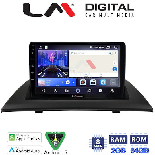 LM Digital Auto-Audiosystem für BMW X3 (E83) 2003 > 2010 Bluetooth USB Eingebautes Wi-Fi GPS Apple CarPlay Android Auto