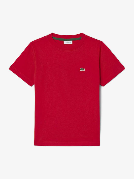 Lacoste Kinderoberteile T-Shirt Rot